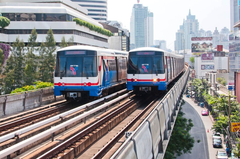 BTS Bangkok thu hút lượng khách ổn định hàng ngày.