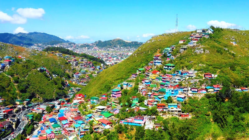 Baguio: Không gian hoang sơ, thơ mộng.