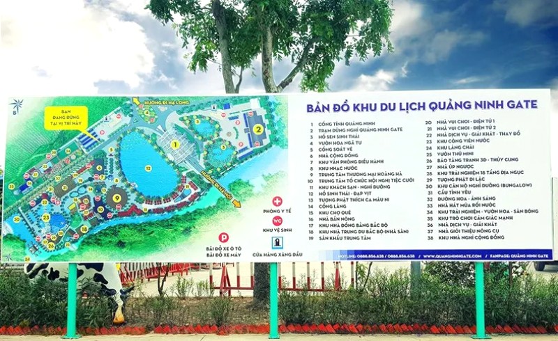 Khu vực rộng, nhớ sơ đồ!