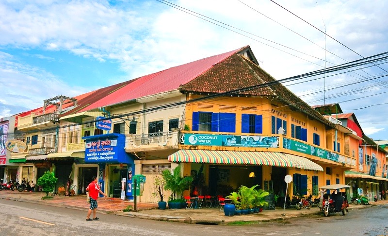 Hầu hết nhà trong thành phố chỉ cao tối đa 3 tầng.