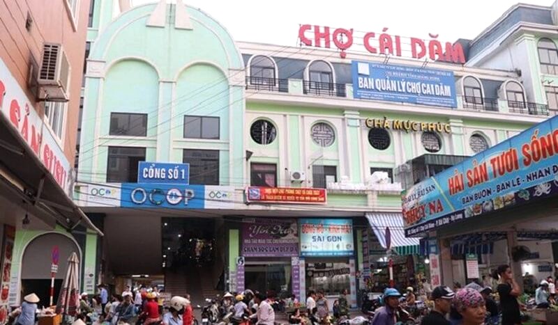 Chợ Cái Dăm rộng đến 4.000 m2.