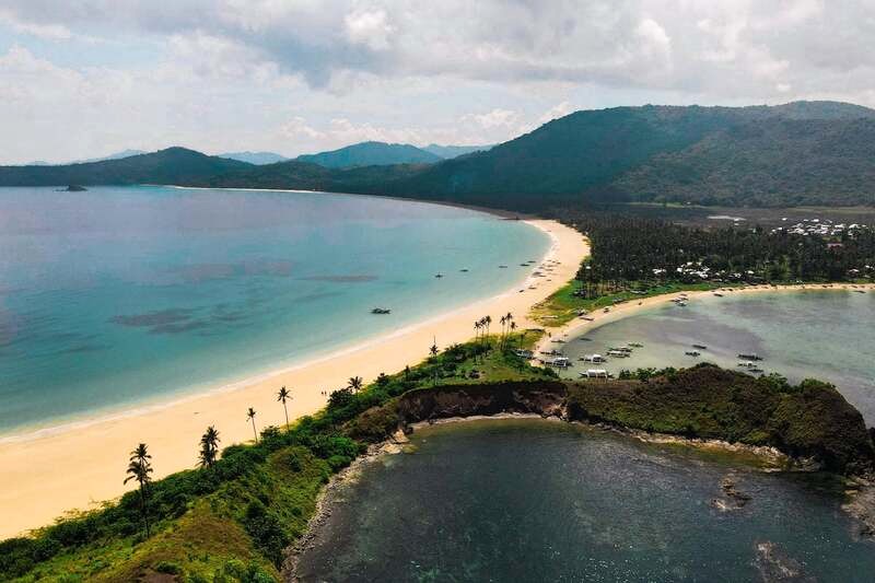 Bãi biển đôi Nacpan & Calitang, El Nido