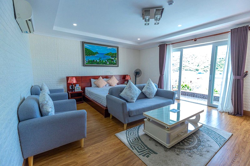 Phòng Vip Ocean View sang trọng, tiện nghi đầy đủ.