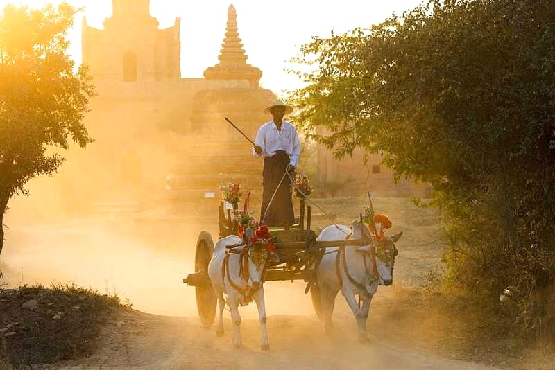 Giao thông Bagan còn hạn chế.