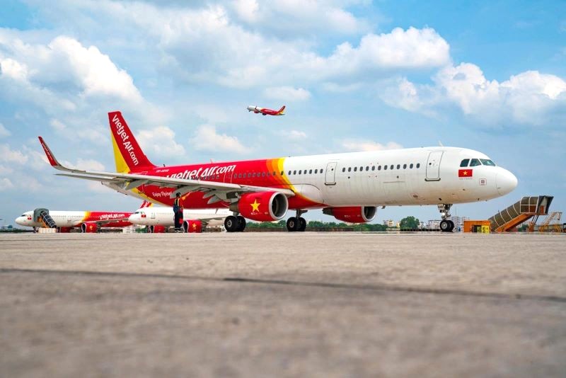 Vietjet Air được nhiều hành khách yêu thích.