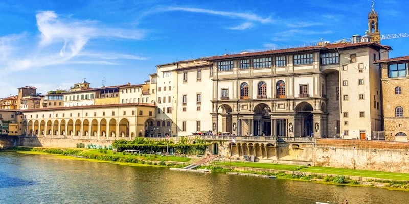 Bảo tàng Uffizi ở Florence là điểm thu hút khách du lịch hàng đầu.