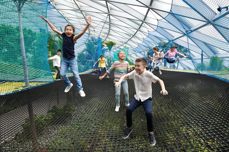 Công viên Canopy Park, khu vui chơi gia đình tại Jewel Changi.