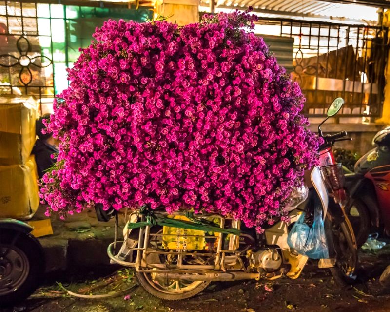 Chợ Long Biên, với nét đời thường giản dị, là nguồn cảm hứng bất tận cho các nhiếp ảnh gia Hà Nội. (Ảnh: VnExpress)