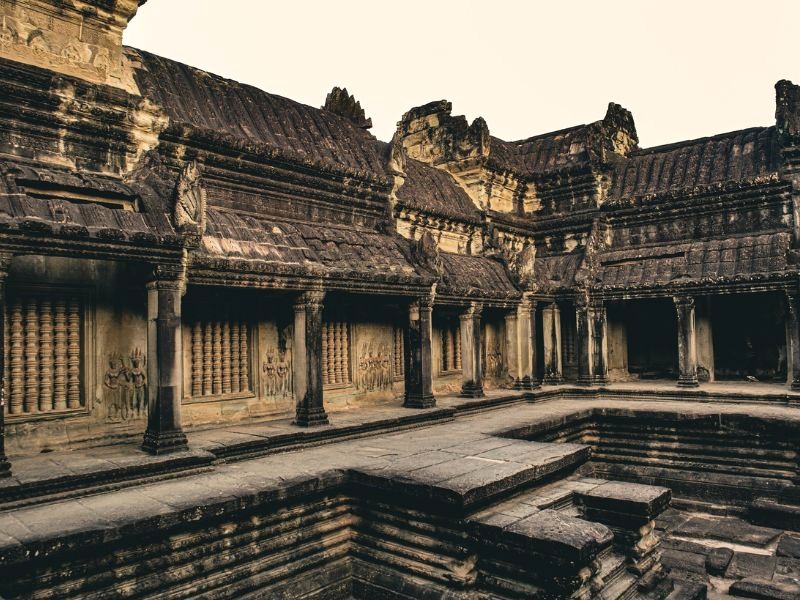 Angkor Wat, kiệt tác đồ sộ của người Khmer cổ. (Ảnh: A story by Thinh)