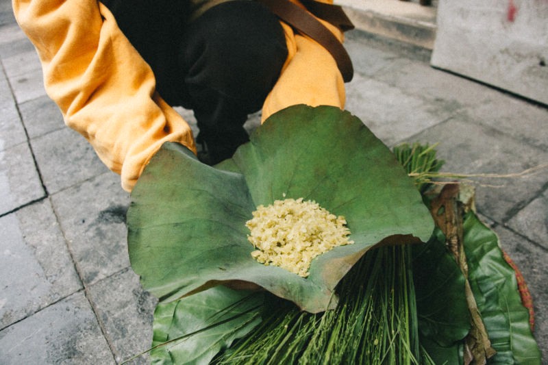 Hàng cốm Khánh Huyền - Nét Hà Nội thân thương.