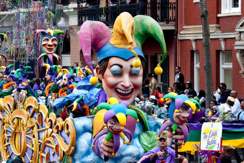 Lễ hội Mardi Gras thu hút đông đảo du khách mỗi năm.