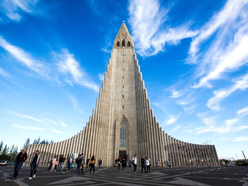 Kiến trúc đặc trưng Reykjavik. Ảnh: Ferdinand Stöhr.