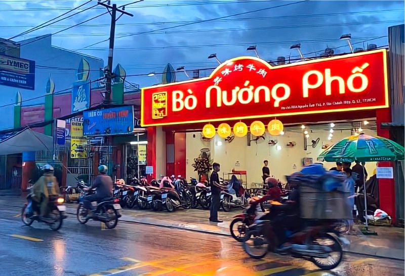 Bò Nướng Phố: Hệ thống rộng khắp Sài Gòn.