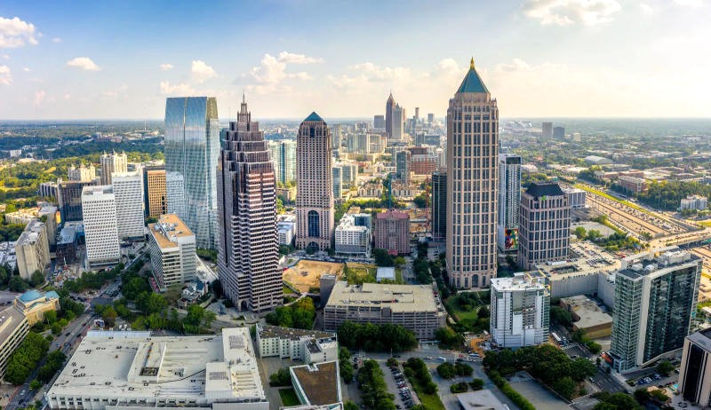 Atlanta: Vị trí đắc địa, cảnh quan thiên nhiên tuyệt đẹp.