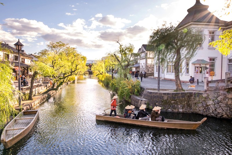 Kurashiki: Cây cầu & liễu rũ thơ mộng.