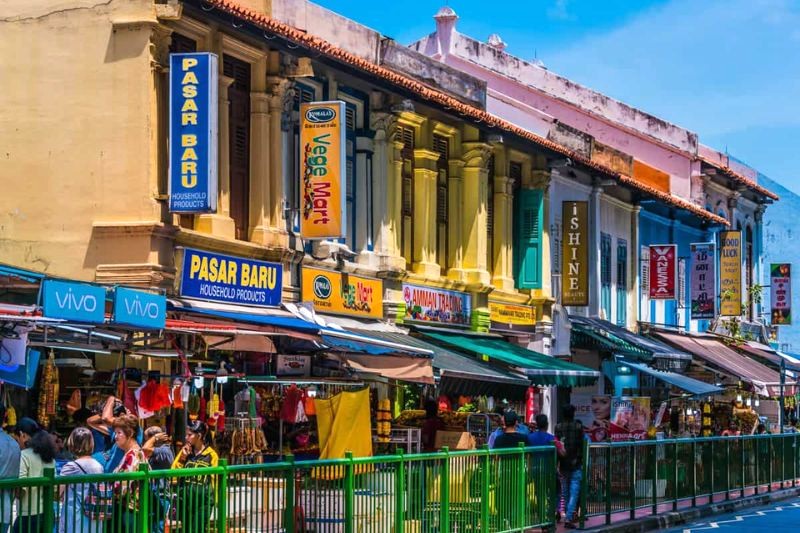 Little India ở trung tâm Singapore.