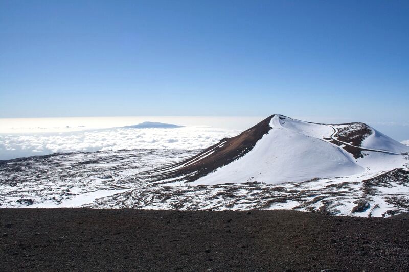 Mauna Kea, Hawaii: Núi lửa & miệng núi lửa.