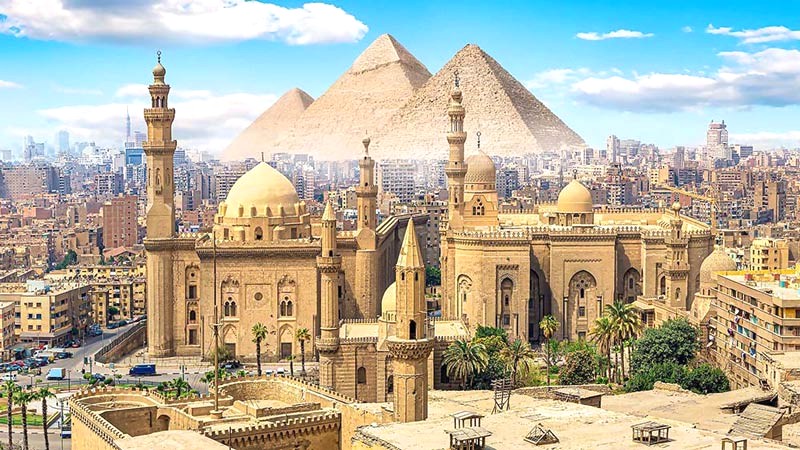 Cairo, thủ đô Ai Cập, thu hút nhiều du khách.