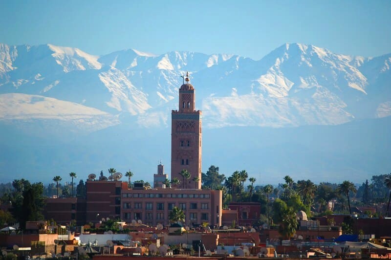 Marrakech, thành phố lớn thứ tư của Morocco.