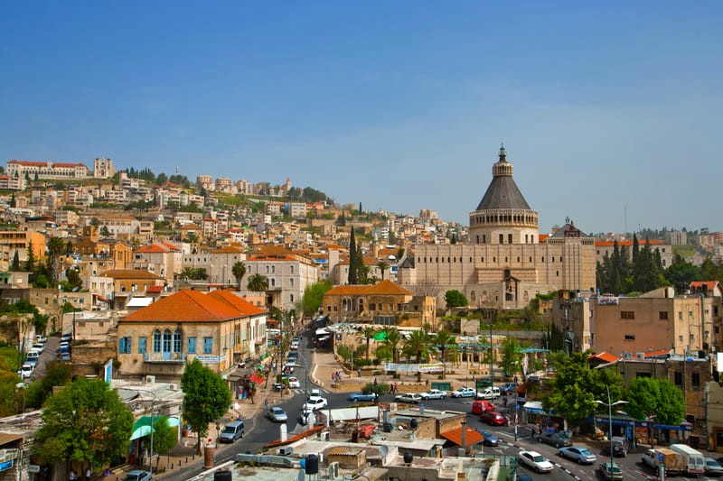 Nazareth, trung tâm vùng Hạ Galilee, Israel.