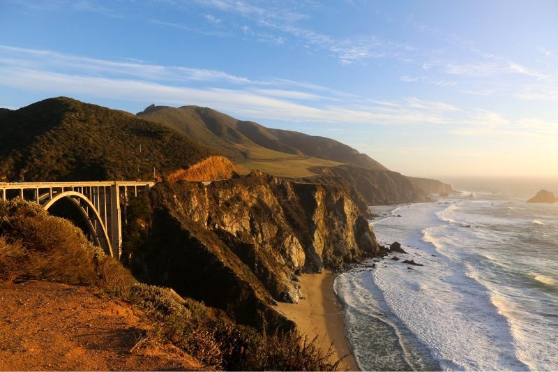 Vẻ đẹp hùng vĩ Big Sur, bờ Tây nước Mỹ.