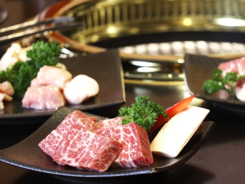 Nguyên liệu tuyển chọn chất lượng cao. (Ảnh: Yakiniku Sakura)