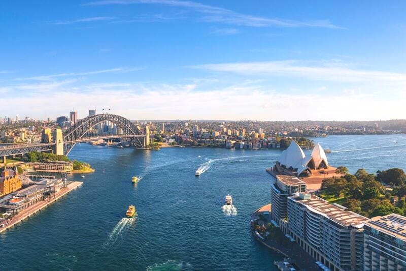 Sydney, điểm đến hàng đầu của du khách tại Úc.