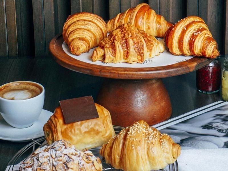 Hương vị bơ béo ngậy là điểm nhấn của Croissant.