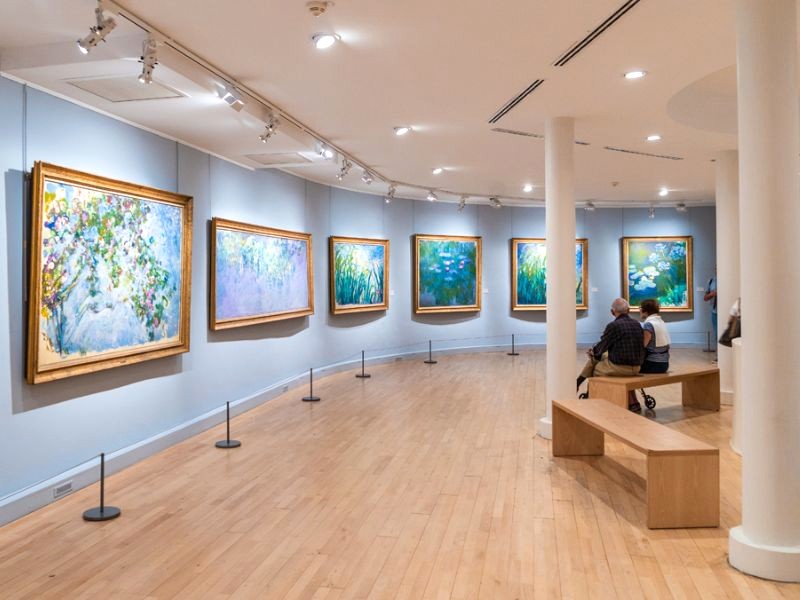 Tác phẩm của Monet đang được trưng bày tại Musée Marmottan Monet. (Ảnh: Travel Caffeine)