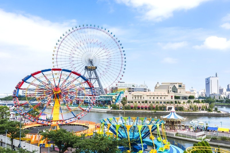 Thử vận may với nhiều trò chơi hấp dẫn tại Yokohama Cosmo World!