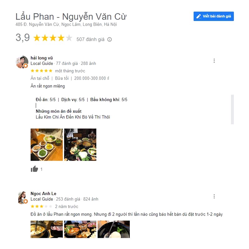 Lẩu Phan Nguyễn Văn Cừ đông khách, thường hết bàn.