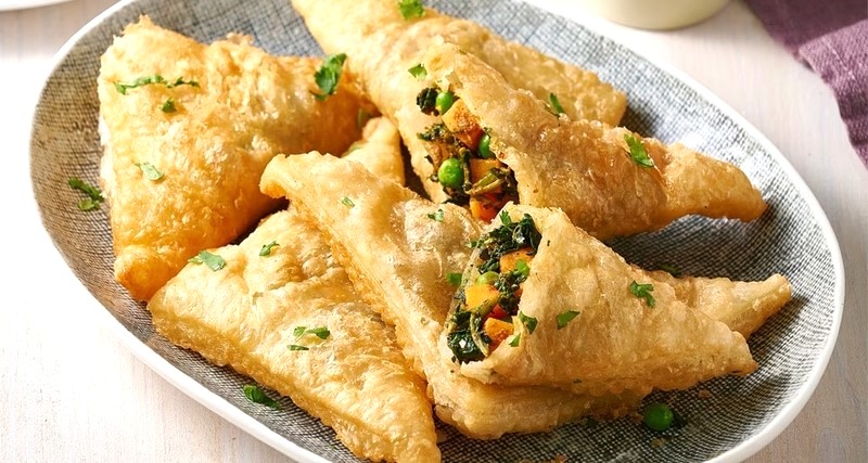 Samosa mỗi vùng có hương vị riêng.