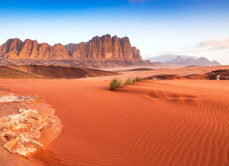 Wadi Rum đẹp nhất vào xuân thu.