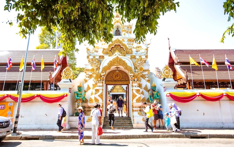 Tháng 5-6, ghé thăm Wat Chedi Luang lý tưởng!