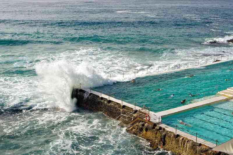 Hồ bơi Bondi Icebergs, cuối bãi biển Bondi.