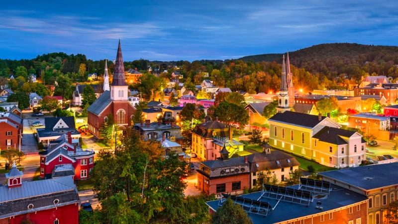 Montpelier, thủ phủ Vermont, đẹp thanh bình, khiêm nhường.