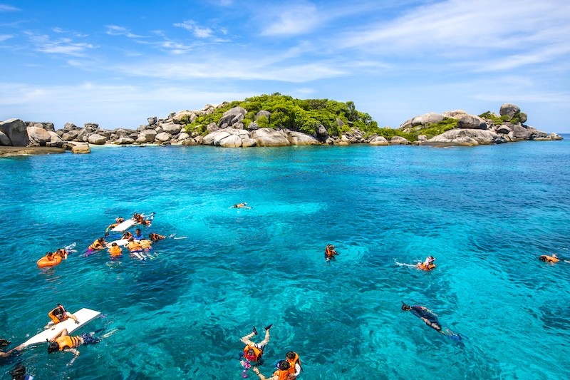 Koh Similan - thiên đường cho những ai mê lặn ngắm san hô.