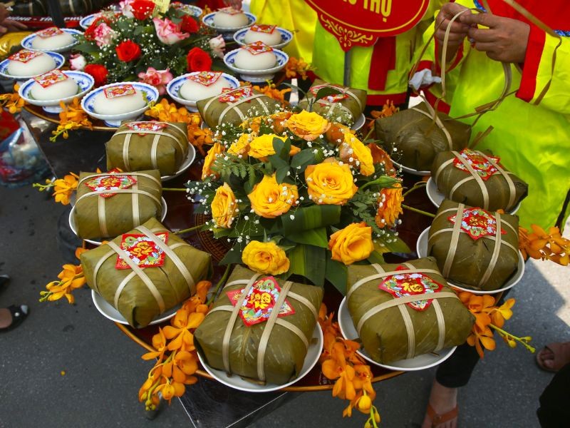 Bánh chưng dẻo, thơm, vỏ nếp mềm, nhân bùi. (Ảnh: Báo Phụ Nữ)