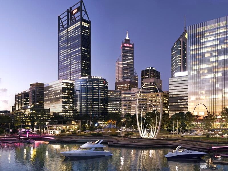 Elizabeth Quay: Sang trọng bên sông Perth.