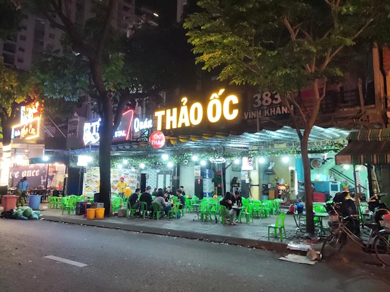 Ốc Thảo: Không gian rộng, lý tưởng cho nhóm đông.