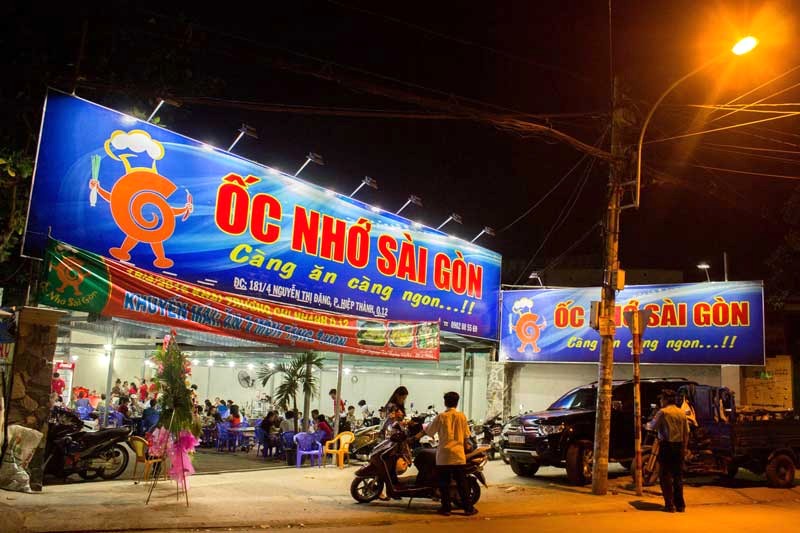 Ốc Nhớ: Ngon miệng, không gian đẹp.