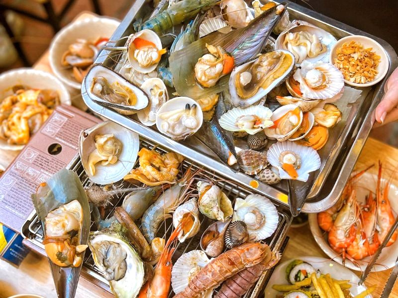 Buffet Ốc Sữa: Ốc sữa & hải sản ngon!