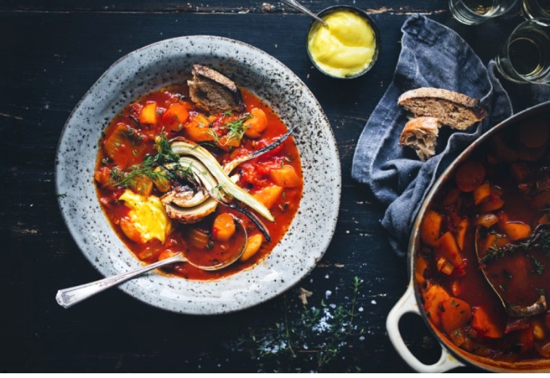 Hương vị Bouillabaisse: Nét đẹp sắc màu.