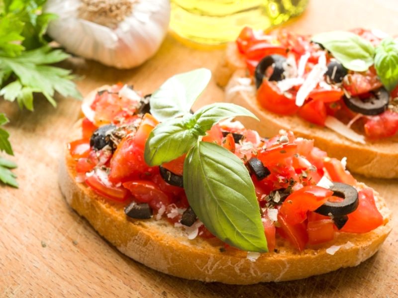 Bruschetta: Giai điệu ngọt ngào của Ý.