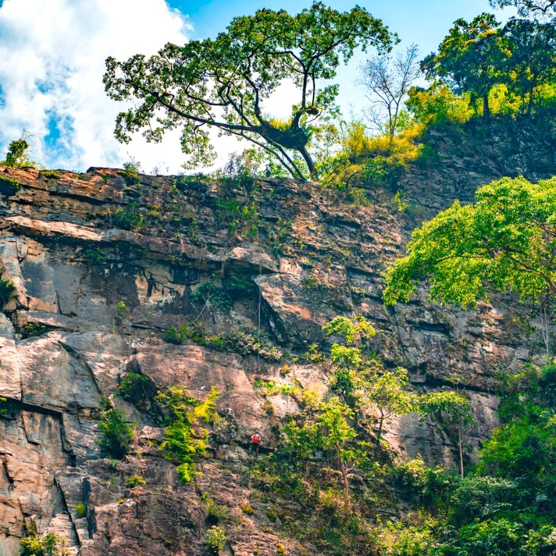 Thách thức bản thân với abseiling mạo hiểm tại thác nước!