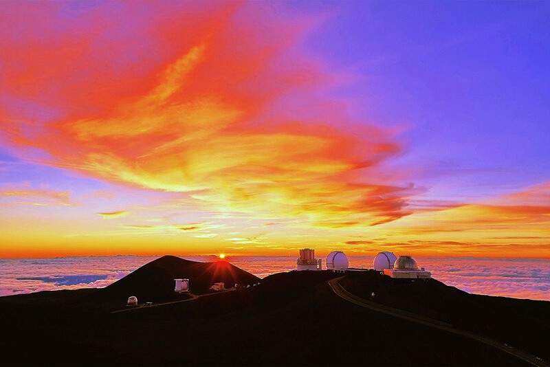 Maunakea: Hoàng hôn Hawaii tuyệt đẹp.