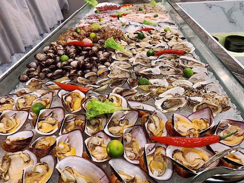 Hải sản tươi ngon - Buffet Béo