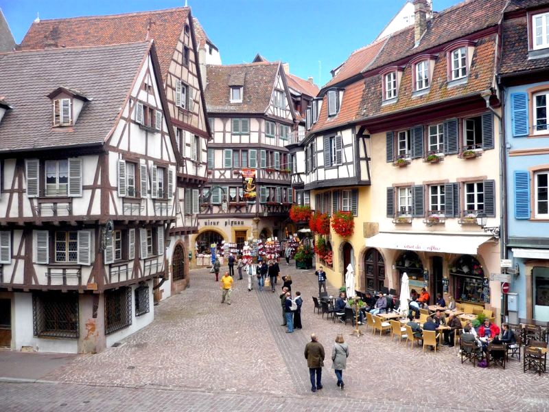 Phố cổ Colmar: Cổ tích thuần túy.