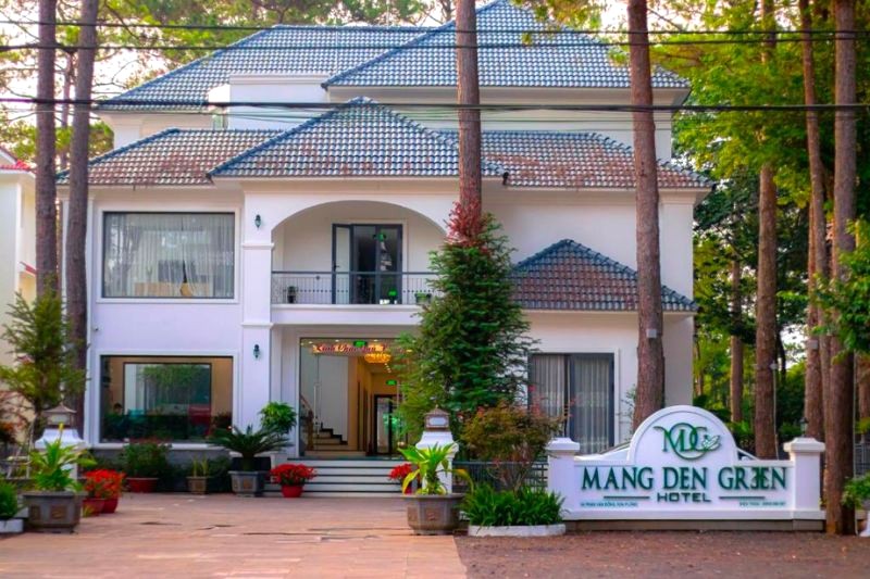 Biệt thự Măng Đen Green gồm 26 phòng nghỉ.