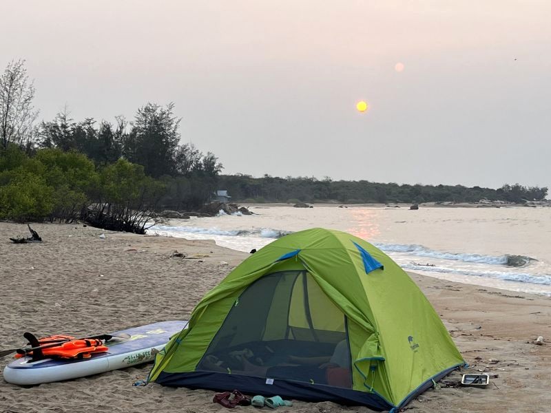 Trải nghiệm cắm trại khó quên tại Hồ Cốc. (Ảnh: Hồ Cốc Camping)